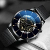 The latest best-selling men's mesh strap watch with hollowed-out design undefined